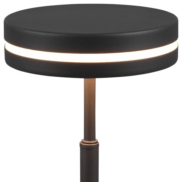 Stolní LED lampa FRANKLIN 1 antracitová