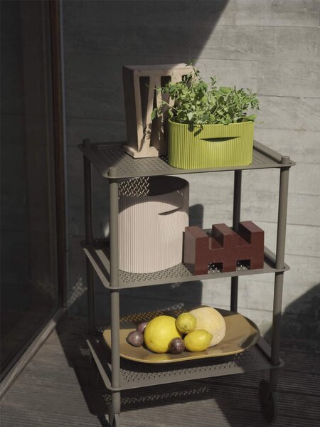 Muuto Květináč Ridge Planter H13, off-white