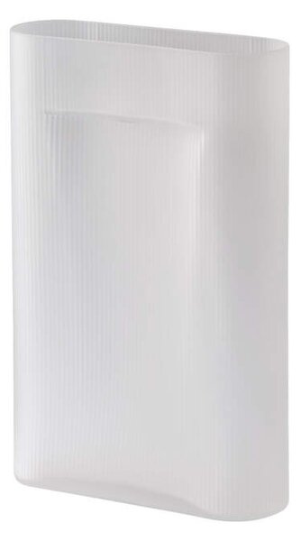Muuto Váza Ridge H48, white frosted glass