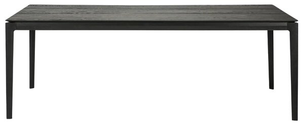 Ethnicraft Černý dubový jídelní stůl Bok 200 x 95 cm