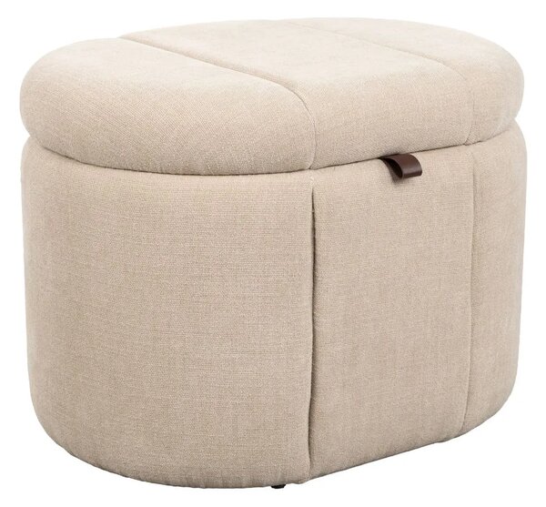 Zuiver Béžový čalouněný taburet PUFFY 60 x 44 cm