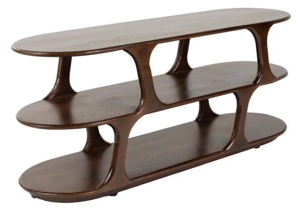 Housecraft Living Hnědý dřevěný regál YLVA 50 x 120 cm