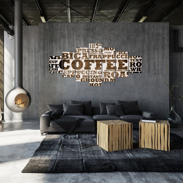 Obraz - Coffee (210x100 cm)