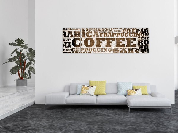 Obraz - Coffee (170x50 cm)