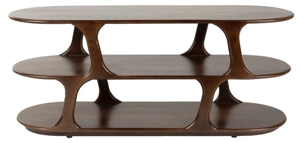 Housecraft Living Hnědý dřevěný regál YLVA 50 x 120 cm