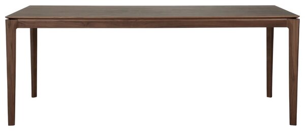 Ethnicraft Tmavý dřevěný jídelní stůl Bok 200 x 95 cm