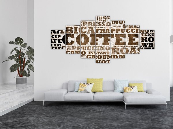 Obraz - Coffee (210x100 cm)