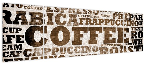 Obraz - Coffee (170x50 cm)
