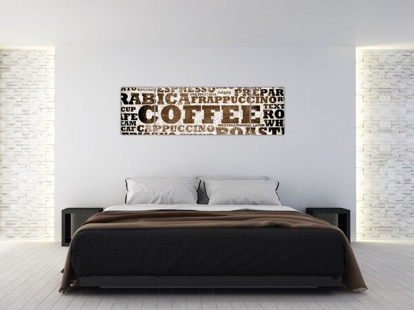 Obraz - Coffee (170x50 cm)