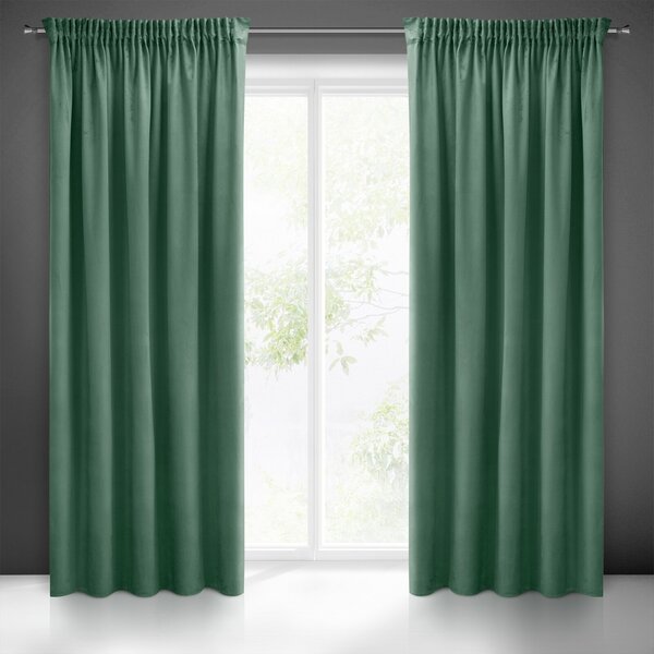 ZATEMŇOVACÍ ZÁVĚS NA PÁSCE PIERRE CARDIN SIBEL 140X270 CM TMAVOMĚTOVÁ