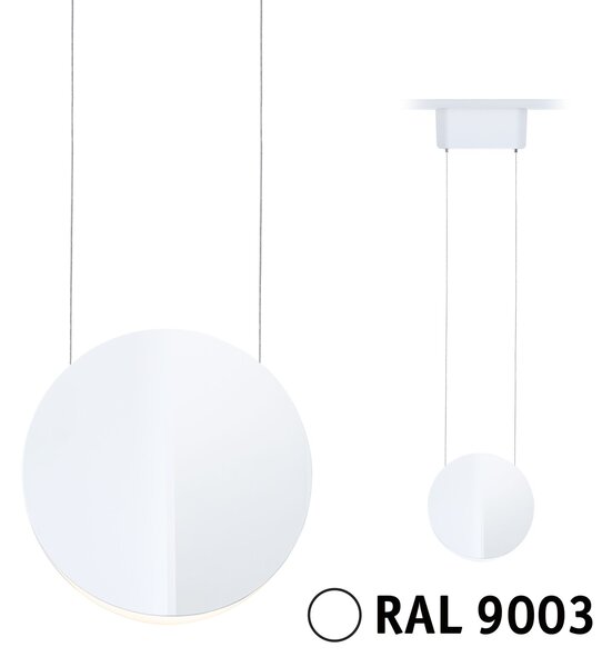 Paulmann 94963 Alejandro, závěsné svítidlo pro Urail system, 10W LED 3000K tříkrokové stmívání, signální bílá