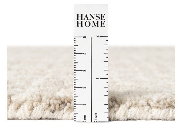 Béžový vlněný kulatý koberec ø 160 cm Eloise – Hanse Home