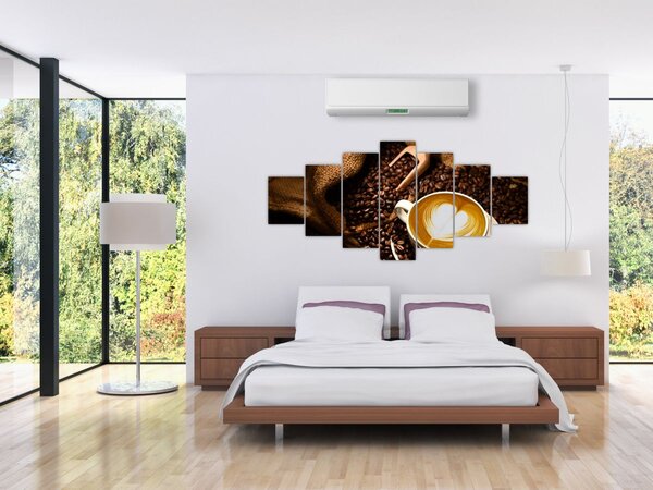 Obraz - Šálek kávy (210x100 cm)