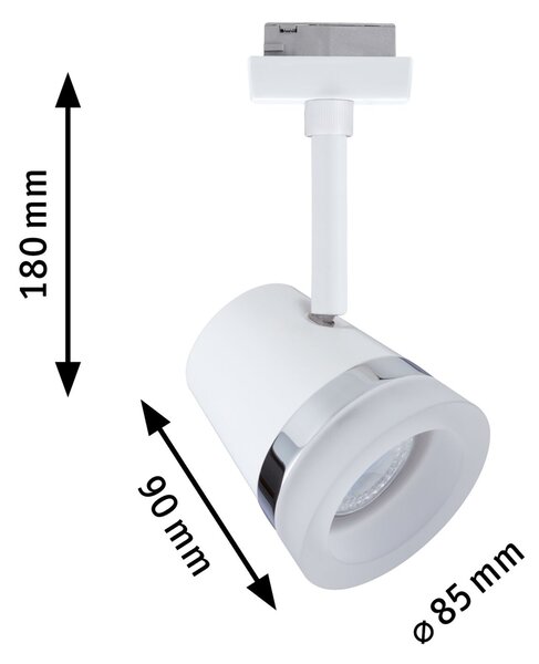 Paulmann 94884 Cone, spot pro Urail system, 1x15W GU10, signální bílá