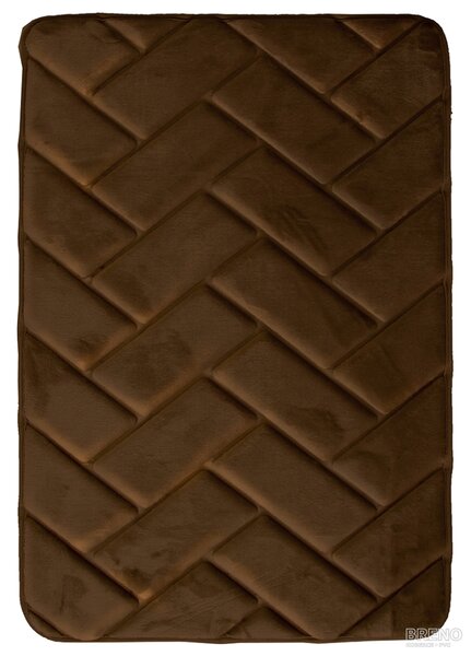 Koupelnová předložka SOFT 4 kávová, 50x80 cm
