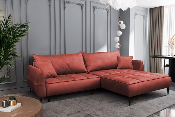 ROHOVÁ SEDAČKA, textil, korály MID.YOU - Sedací soupravy, Online Only