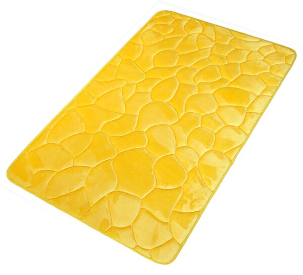 Koupelnová předložka SOFT 9 žlutá, 50x80 cm