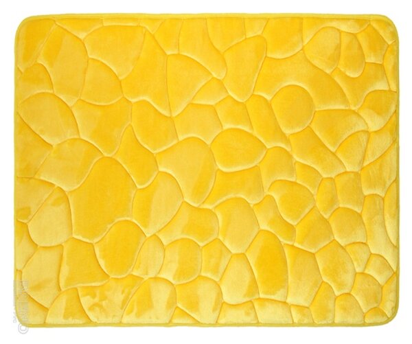 Koupelnová předložka SOFT 9 žlutá, 40x50 cm