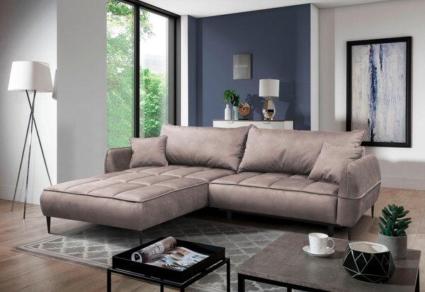 ROHOVÁ SEDAČKA, textil, béžová MID.YOU - Sedací soupravy, Online Only