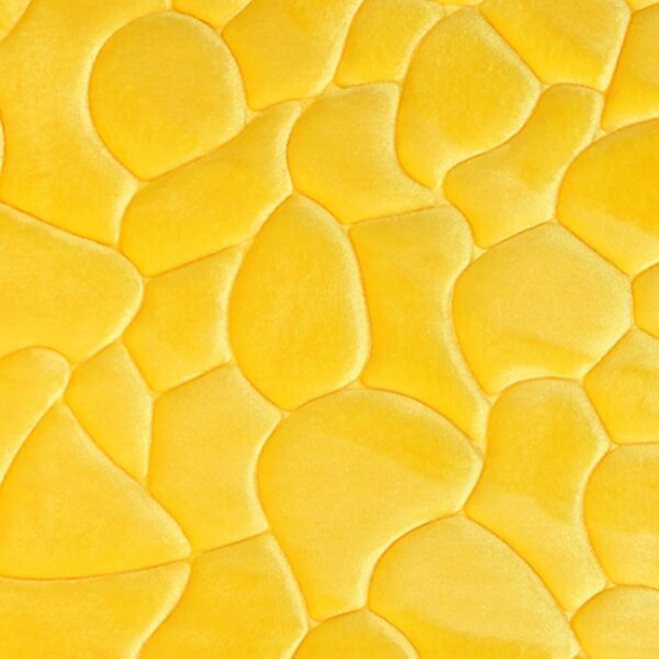 Koupelnová předložka SOFT 9 žlutá, 40x50 cm