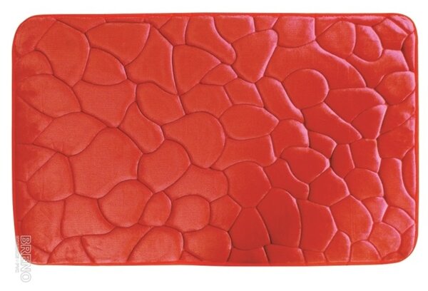 Koupelnová předložka SOFT 3 červená, 50x80 cm