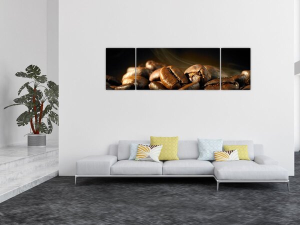 Obraz - Kávové zrna (170x50 cm)