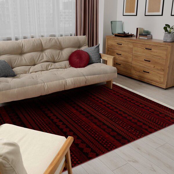 Dywany Łuszczów, Kusový koberec Orient 5132 vínový, 100x200, červená, kancelář