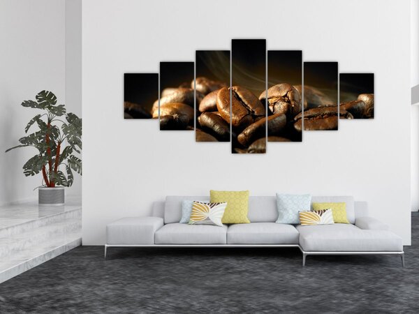 Obraz - Kávové zrna (210x100 cm)