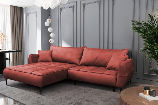 ROHOVÁ SEDAČKA, textil, korály MID.YOU - Sedací soupravy, Online Only