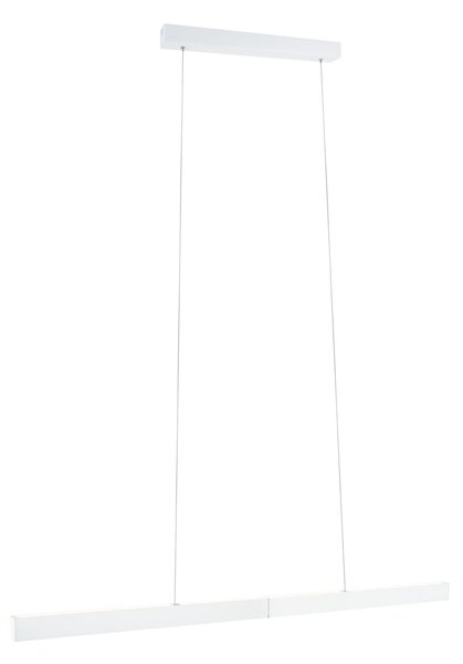 Paulmann 79889 Aptare ZigBee, bílé závěsné svítidlo LED 2x18W 2700K svítí nahoru/dolů, nastavitelná šířka 132-180cm