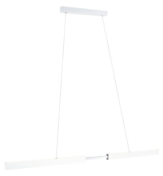 Paulmann 79889 Aptare ZigBee, bílé závěsné svítidlo LED 2x18W 2700K svítí nahoru/dolů, nastavitelná šířka 132-180cm