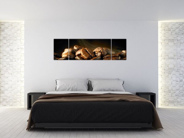 Obraz - Kávové zrna (170x50 cm)