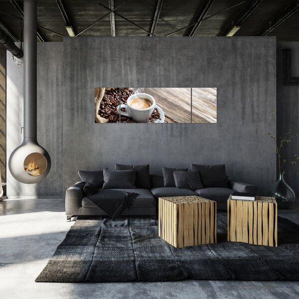 Obraz - Espresso (170x50 cm)