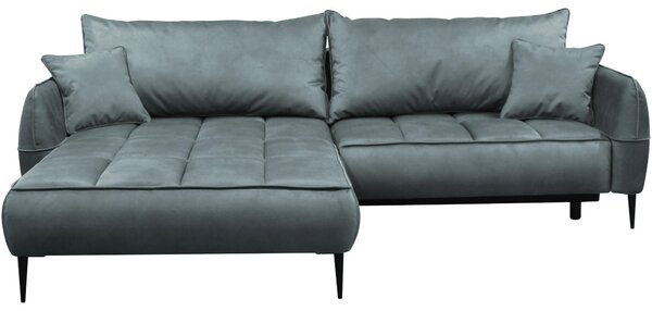 ROHOVÁ SEDAČKA, textil, modrá MID.YOU - Sedací soupravy, Online Only