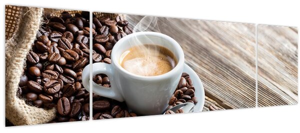 Obraz - Espresso (170x50 cm)