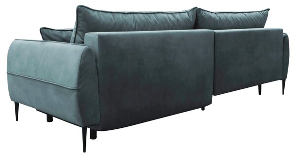 ROHOVÁ SEDAČKA, textil, modrá MID.YOU - Sedací soupravy, Online Only