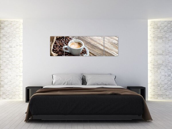 Obraz - Espresso (170x50 cm)