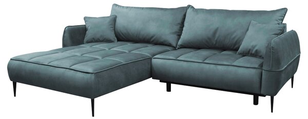 ROHOVÁ SEDAČKA, textil, modrá MID.YOU - Sedací soupravy, Online Only