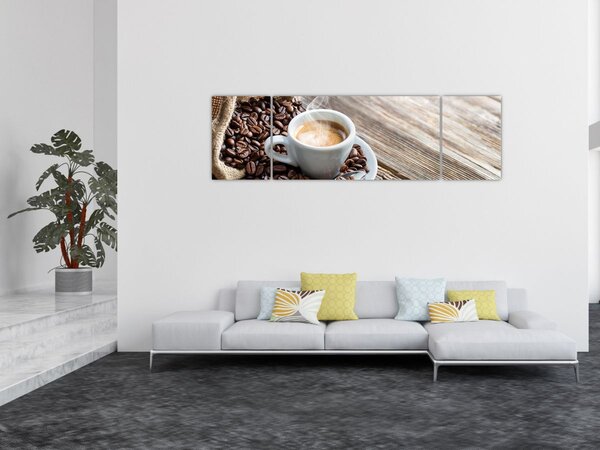 Obraz - Espresso (170x50 cm)