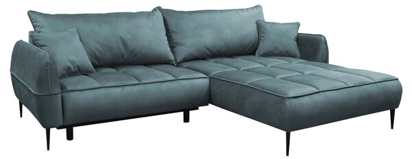 ROHOVÁ SEDAČKA, textil, modrá MID.YOU - Sedací soupravy, Online Only