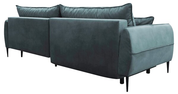 ROHOVÁ SEDAČKA, textil, modrá MID.YOU - Sedací soupravy, Online Only