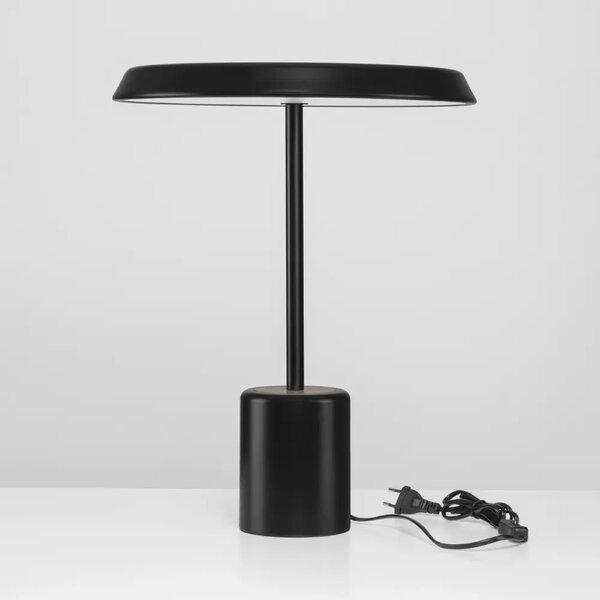 Nova Luce Černá kovová stolní LED lampa Ophelia