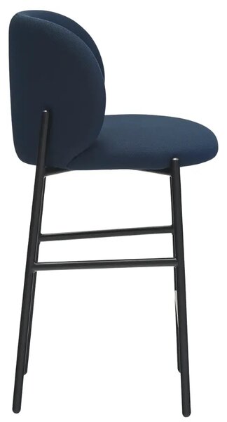 Teulat Modrá čalouněná barová židle Mogi 63 cm