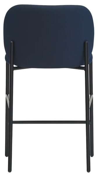 Teulat Modrá čalouněná barová židle Mogi 63 cm