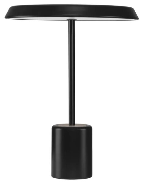 Nova Luce Černá kovová stolní LED lampa Ophelia