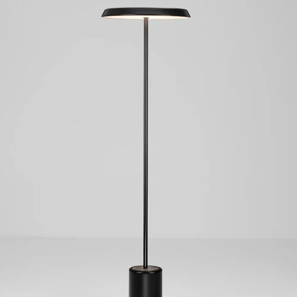 Nova Luce Černá kovová stojací LED lampa Ophelia 135 cm