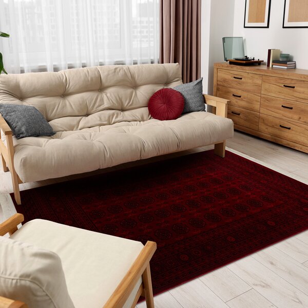 Dywany Łuszczów, Kusový koberec Orient 6889 vínový, 100x200, červená, kancelář