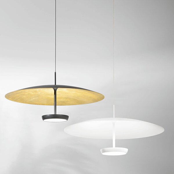 Fabas 3803-45-102 Yuko, moderní závěsné svítidlo, 40W LED 3000K tříkrokové stmívání, bílá, prům. 60cm