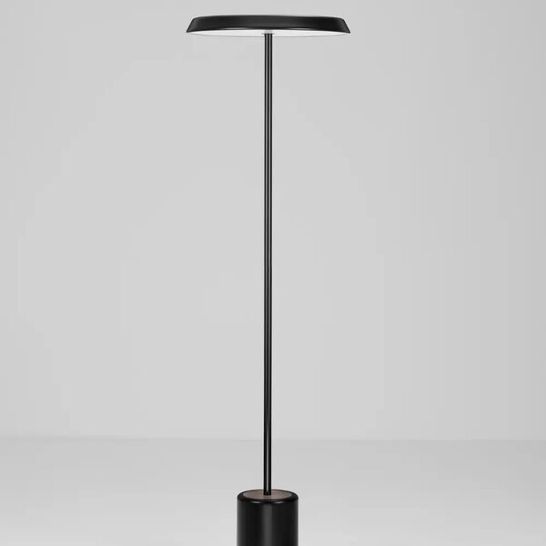 Nova Luce Černá kovová stojací LED lampa Ophelia 135 cm