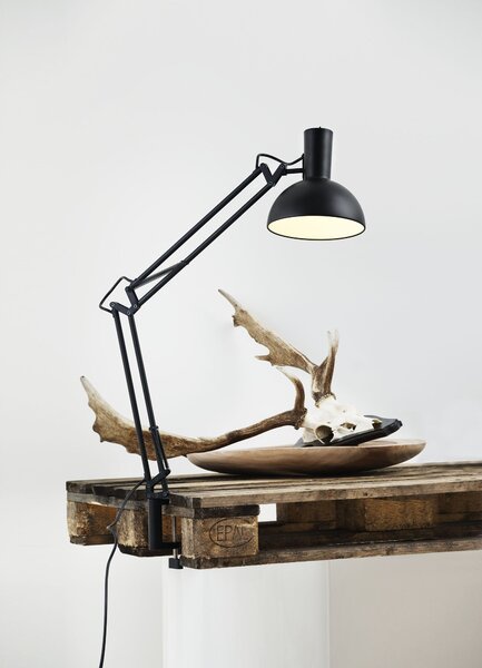Nordlux 75145003 Arki, stolní/nástěnná černá industriální lampa 1xE27